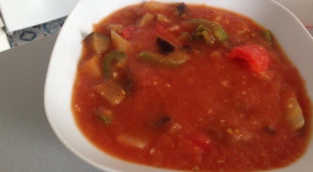 sauce tomate aux légumes de méditerranée