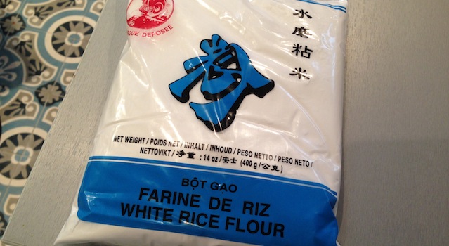 farine de riz gluten free