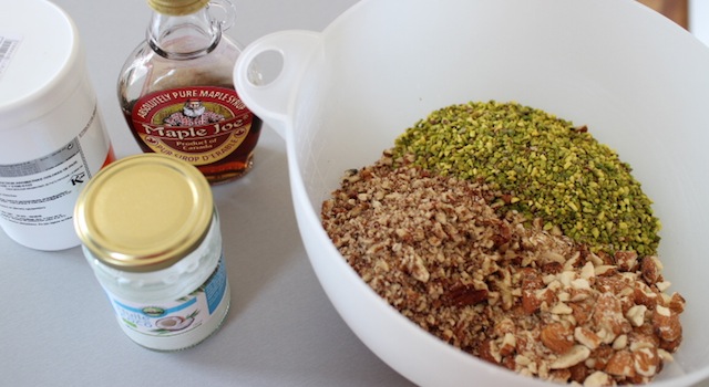 matières grasses naturelles du granola maison - Granola pistache naturel