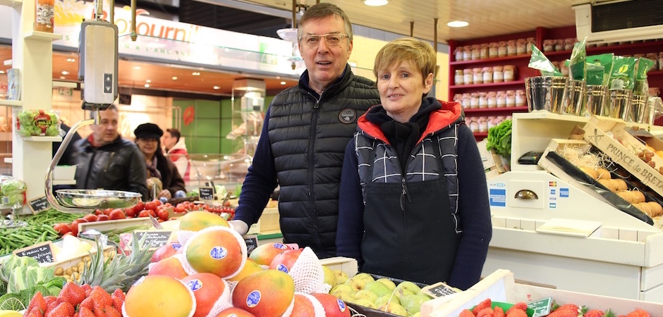 Thierry et Claudine Silloray primeurs - Le marché de Talensac - la visite foodie à Nantes