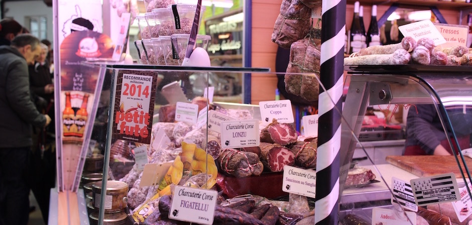 charcuteries corses - Le marché de Talensac - la visite foodie à Nantes