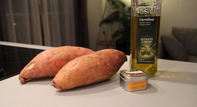 ingrédients - Potatoes de patates douces à la jamaïcaine