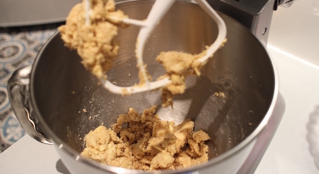 mélange sablé homogène - Croustillant pistache