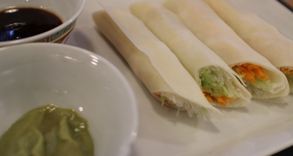 rouleaux de printemps végétariens - Restaurant Les Saveurs du Sichuan