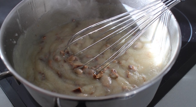 ajouter-les-cepes-a-la-puree-escalope-de-dinde-croustillante-aux-marrons