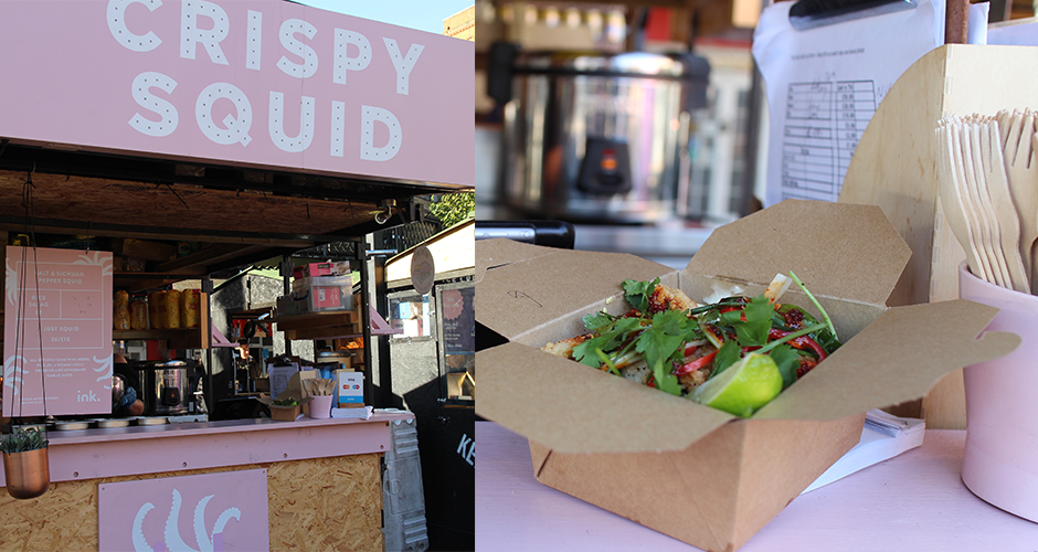 crispy squid - Camden street food market - London