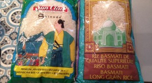 riz à sushi et riz basmati