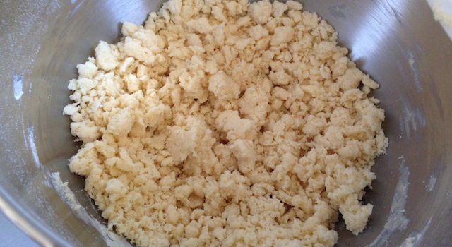 texture du crumble salé au parmesan - My Beautiful DinnerMy Beautiful