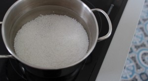 Cuisson du tapioca à l'eau - Tapioca au lait de coco, mangue et aloé vera