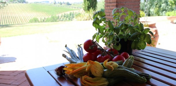 ingrédients des Tagliatelles toscanes aux fleurs de courgettes