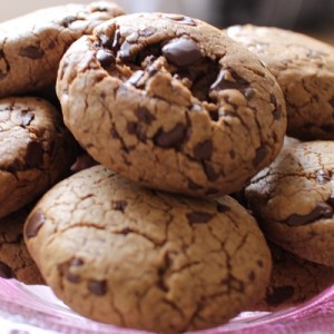 Extra soft cookies chocolat et praliné 2