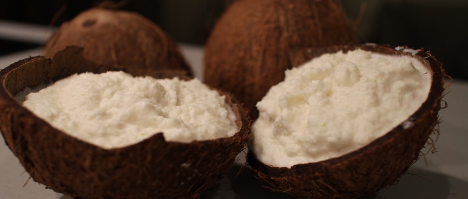 Recette Coco givré, la glace coco avec des vraies noix de coco